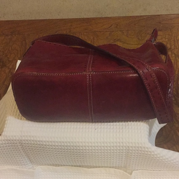 Fossil Red Leather purse with matching wallet - Picture 3 of 4